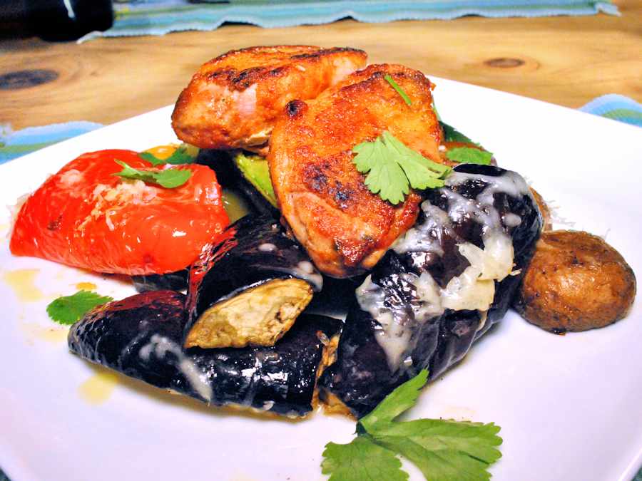 Partridge Breast With Grilled Peppers Recipe Cuisine Fiend